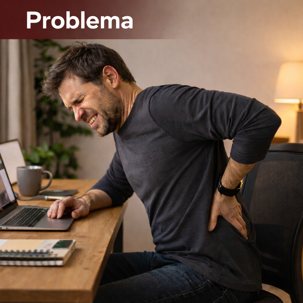 Problema al sentarse